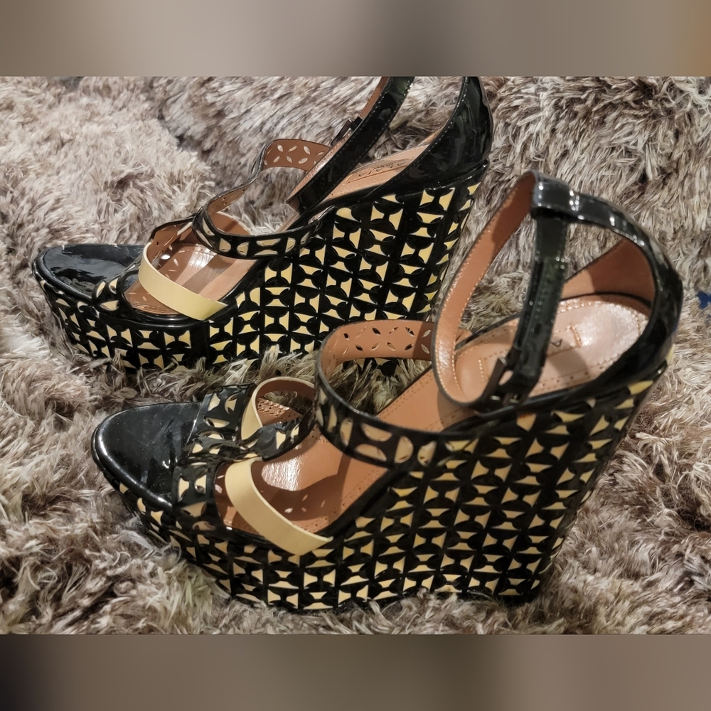 New Alaia Platform Wedges